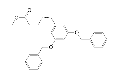 Methyl 5-[3',5'-bis(benzyloxy)phenyl]-4-pentenoate