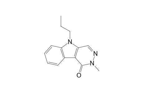 2-Methyl-5-propyl-2,5-dihydro-1H-pyridazino[4,5-b]indol-1-one