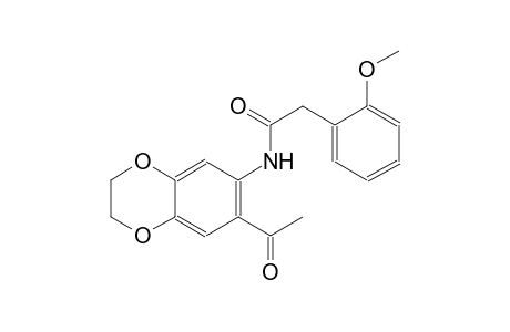 benzeneacetamide, N-(7-acetyl-2,3-dihydro-1,4-benzodioxin-6-yl)-2-methoxy-