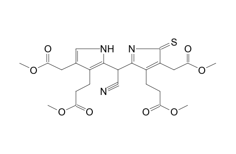 3-(2-{Cyano-[3-(2-methoxycarbonyl-ethyl)-4-methoxycarbonylmethyl-5-thioxo-1,5-dihydro-pyrrol-2-ylidene]-methyl}-4-methoxycarbonylmet