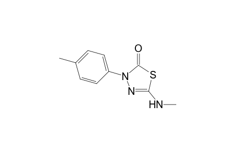 2-Methylamino-4-(4-methylphenyl)-1,3,4-thiadiazolin-5-one