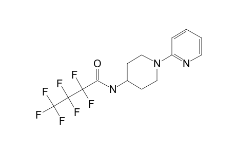 1-(2-Pyridinyl)-4-piperidinamine, N-heptafluorobutyryl-