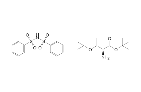 L-2-amino-3-tert-butoxybutyric acid, tert-butyl ester, compound with dibenzenesulfonamide(1:1)