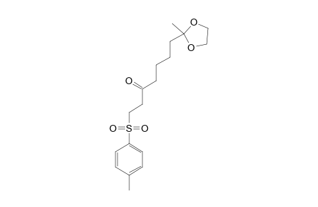 7-(2-METHYL-[1,3]-DIOXOLAN-2-YL)-1-(TOLUENE-4-SULFONYL)-HEPTAN-3-ONE