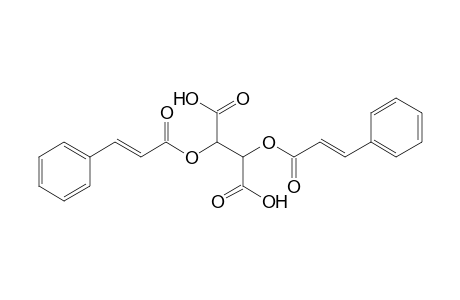 2,3-bis[(E)-1-oxo-3-phenylprop-2-enoxy]butanedioic acid