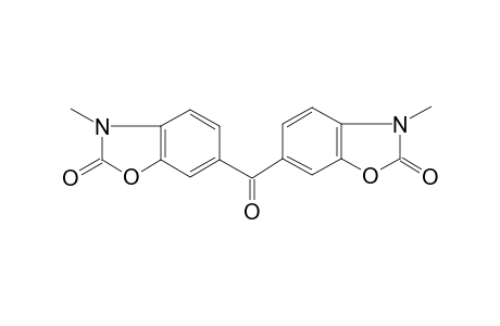 Methanone, bis(2,3-dihydro-3-methyl-2-oxo-6-benzoxazolyl)-