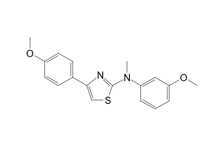 3-{[4-(4-Methoxyphenyl)-1,3-thiazol-2-yl]amino}phenol, N-methyl-, methyl ether