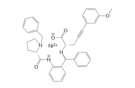 (S)-2-Amino-5-[3-methoxybenzene]pent-4-ynoic acid-Ni-(S)-N-(benzylprolyl)aminobenzophenone
