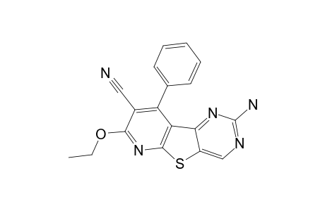 2-Amino-8-cyano-7ethoxy-9-phenylpyrido[3',2':4,5]thieno[3,2-d]pyrimidine