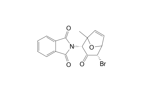 1-Methyl-4.alpha.-Bromo-2.alpha.-phthalimido-8-oxabicyclo[3.2.1]oct-6-en-3-one