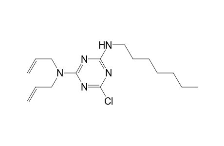 2-Chloro-4-(diallylamino)-6-heptylamino-1,3,5-triazine