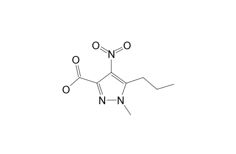1-METHYL-4-NITRO-5-PROPYL-3-PYRAZOLECARBOXYLIC-ACID
