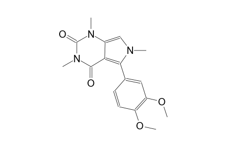 1H-pyrrolo[3,4-d]pyrimidine-2,4(3H,6H)-dione, 5-(3,4-dimethoxyphenyl)-1,3,6-trimethyl-