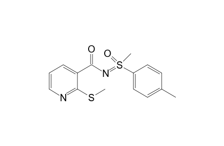 Pyridine-3-carboxamide, N-(methyl)(4-methylphenyl)oxosulfanylidene-2-methylthio-