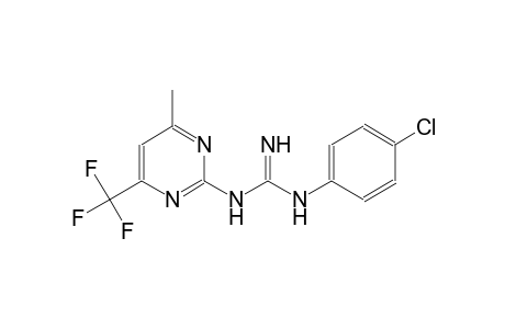 N-(4-chlorophenyl)-N'-[4-methyl-6-(trifluoromethyl)-2-pyrimidinyl]guanidine