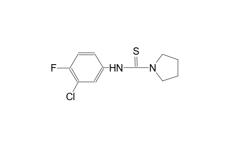 N-(3-chloro-4-fluorophenyl)-1-pyrrolidinecarbothioamide