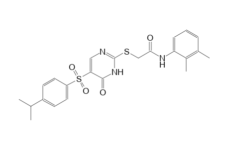 acetamide, 2-[[1,6-dihydro-5-[[4-(1-methylethyl)phenyl]sulfonyl]-6-oxo-2-pyrimidinyl]thio]-N-(2,3-dimethylphenyl)-