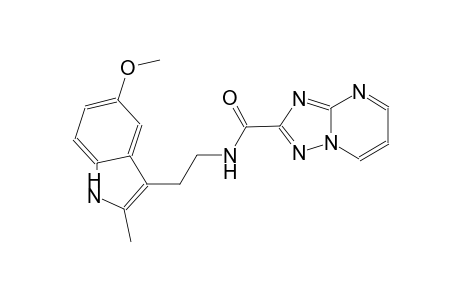 [1,2,4]triazolo[1,5-a]pyrimidine-2-carboxamide, N-[2-(5-methoxy-2-methyl-1H-indol-3-yl)ethyl]-