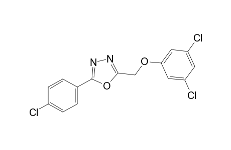 2-(p-chlorophenyl)-5-[(3,5-dichlorophenoxy)methyl]-1,3,4-oxadiazole