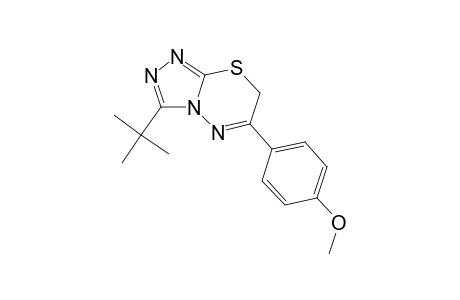 3-tert-Butyl-6-(4-methoxy-phenyl)-7H-[1,2,4]triazolo[3,4-b][1,3,4]thiadiazine