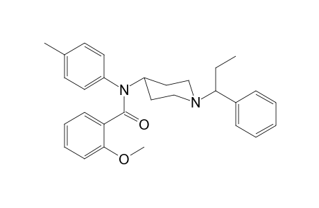 N-4-Methylphenyl-N-[1-(1-phenylpropyl)piperidin-4-yl]-2-methoxybenzamide