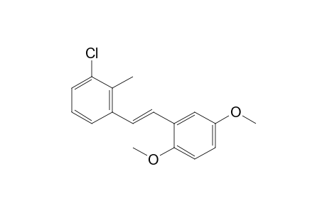 1-Chloranyl-3-[(E)-2-(2,5-dimethoxyphenyl)ethenyl]-2-methyl-benzene