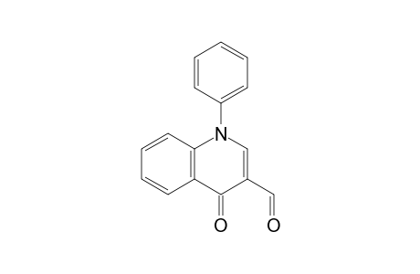 4-keto-1-phenyl-quinoline-3-carbaldehyde