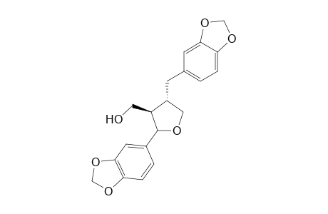 (2SR,3RS,4SR)-(2-Benzo[1,3]dioxol-5-yl-4-benzo[1,3]dioxol-5-ylmethyltetrahydrofuran-3-yl)methanol