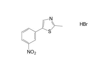 2-methyl-5-(m-nitrophenyl)thiazole, monohydrobromide