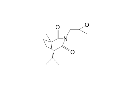 3-azabicyclo[3.2.1]octane-2,4-dione, 1,8,8-trimethyl-3-(oxiranylmethyl)-