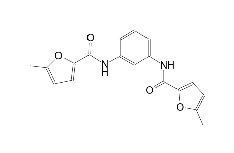 5-methyl-N-{3-[(5-methyl-2-furoyl)amino]phenyl}-2-furamide