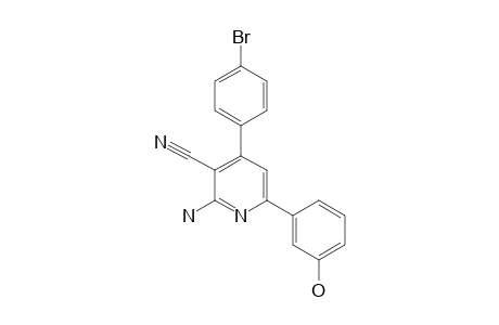 2-AMINO-4-(4-BROMOPHENYL)-6-(3-HYDROXYPHENYL)-NICOTINONITRILE