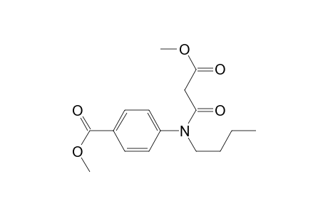 N-(Butyl)-N-(4-methoxycarbonylphenyl).alpha.-carbomethoxyacetamide