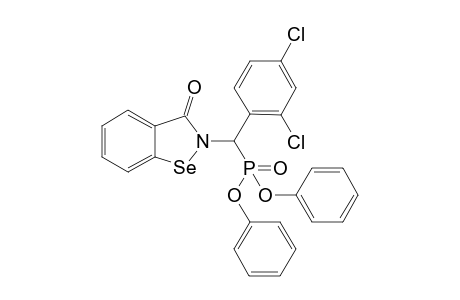 diphenyl (2,4-dichlorophenyl)(3-oxobenzo[d][1,2]selenazol-2(3H)-yl)methylphosphonate