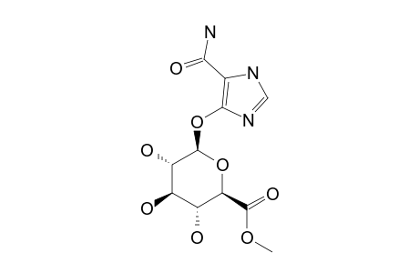 4(5)-(METHYL-BETA-D-GLUCOPYRANOSYLOXYURONATE)-1H-IMIDAZOLE-5(4)-CARBOXAMIDE