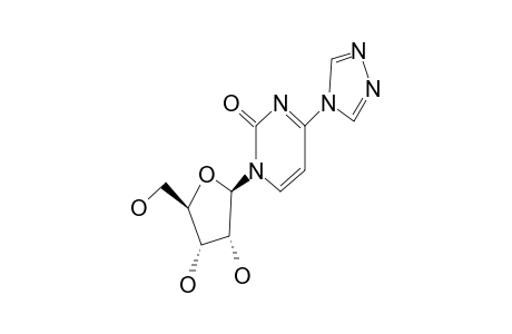1-[(2R,3R,4S,5R)-3,4-dihydroxy-5-methylol-tetrahydrofuran-2-yl]-4-(1,2,4-triazol-4-yl)pyrimidin-2-one
