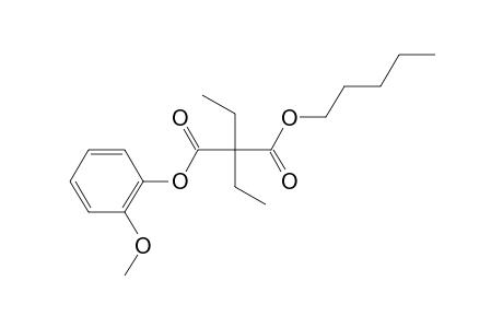 Diethylmalonic acid, 2-methoxyphenyl pentyl ester