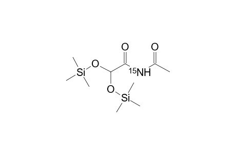 15N-Acetylamido-15N-[.alpha.-bis(trimethylsilyloxy)acetyl]amide