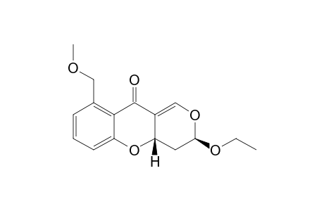 cis-3-Ethoxy-4,4a-dihydro-9-(methoxymethyl)-3H,10H-pyrano[4,3-b][1]benzopyran-10-one