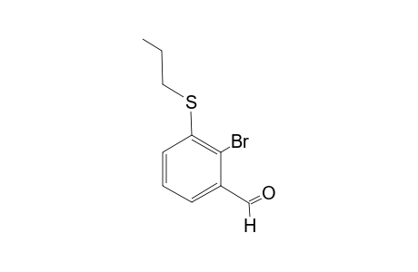 2-Bromo-3-propylthiobenzaldehyde