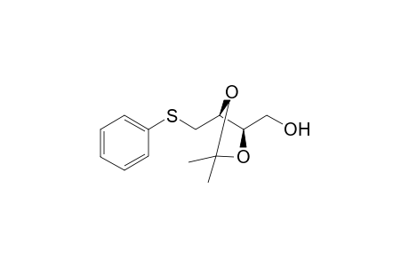 ((4R)-2,2-dimethyl-5-((phenylthio)methyl)-1,3-dioxolan-4-yl)methanol