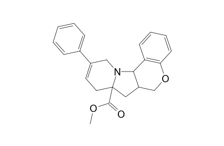 Methyl 10-phenyl-6a,8,11,12a-tetrahydro-6H-chromeno[3,4-b]indolizine-7a(7H)-carboxylate