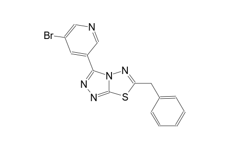 [1,2,4]triazolo[3,4-b][1,3,4]thiadiazole, 3-(5-bromo-3-pyridinyl)-6-(phenylmethyl)-
