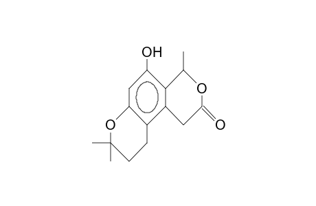 5-Hydroxy-1,8,9,10-tetrahydro-4,8,8-trimethyl-2H,4H-benzo(1,2-B-4,3-C')-bis(pyran-2-one)
