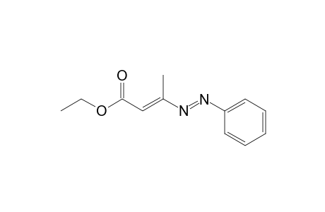2-Butenoic acid, 3-[2-phenyldiazenyl]-, ethyl ester