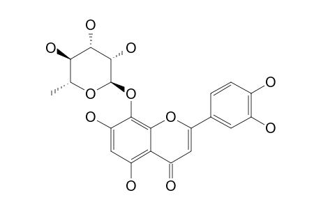 8-HYDROXYLUTEOLIN-8-RHAMNOPYRANOSIDE