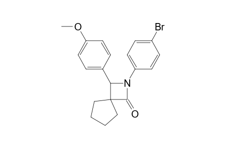 2-(4-Bromophenyl)-3-(4-methoxyphenyl)-2-azaspiro[3.4]octan-1-one