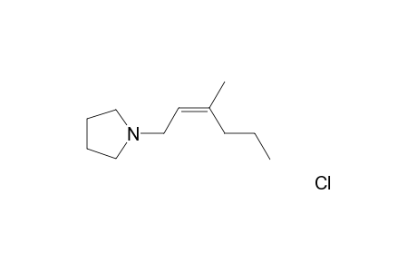 (Z)-1-(3-methylhex-2-enyl)pyrrolidine hydrochloride