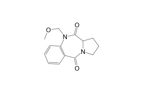10-(Methoxymethyl)-2,3,5,10,11,11a-hexahydro-1H-pyrrolo[2,1-c]-{1,4]benzodiazepine-5,11-dione