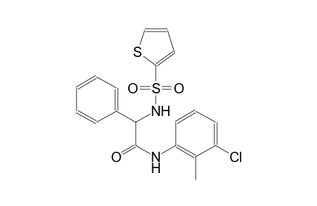 N-(3-chloro-2-methylphenyl)-2-phenyl-2-[(2-thienylsulfonyl)amino]acetamide